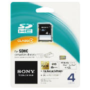 SONY 4GB SD Memory Card