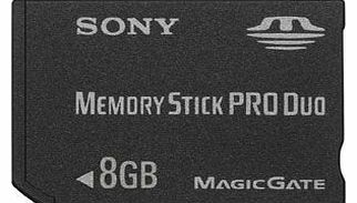 8GB Pro Duo Memory Stick