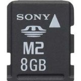 Sony 8GB Sony M2 memory card in retail packaging