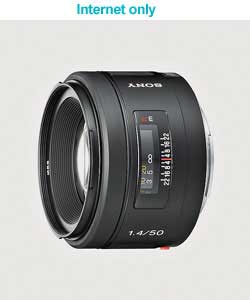 Sony Alpha 50mm F1.4 DSLR Lens