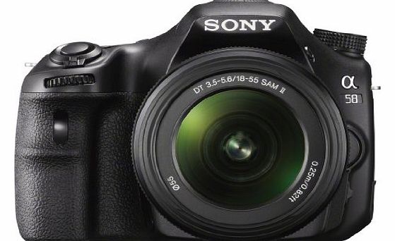 Sony Alpha A58 Translucent Mirror Interchangeable Lens Camera with 18-55mm Lens (20MP)