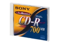 SONY CD-R 80 MIN 700 MB PRINTABLE CDQ80P