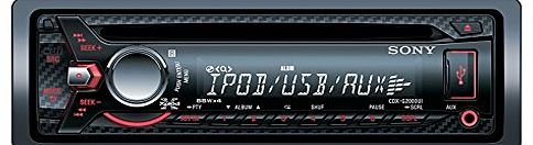 Sony CDX-G2000UI Car Radio with CD Player / AUX Input / USB / Apple iPod/iPhone Control