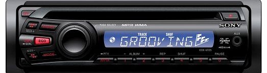 Sony CDX-GT25 - Radio / CD / MP3 player - Xplod - Full-DIN - in-dash - 45 Wat...