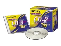 Sony Corporation CD-R Media 40x 80Min 700MB 10 pack Jewel Case