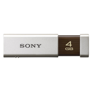 Sony Micro Vault Click USM4GLX 4 GB Flash Drive