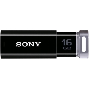 Sony Corporation Sony USM16GPB 16 GB Flash Drive - Black