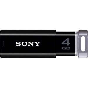Sony Corporation Sony USM4GPB 4 GB Flash Drive - Black