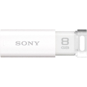 Sony Corporation Sony USM8GPW 8 GB Flash Drive - White