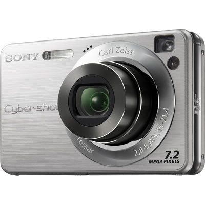 Sony Cyber-Shot DSC-W120 Silver Compact Camera