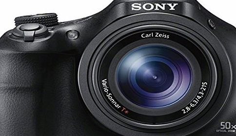 Sony DSCHX400V Compact Digital Camera with Wi-Fi and NFC - Black (20.4MP, 50x Optical Zoom)