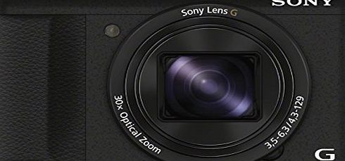 Sony DSCHX60 Compact Digital Camera with Wi-Fi and NFC - Black ( 20.4MP, 30x Optical Zoom)