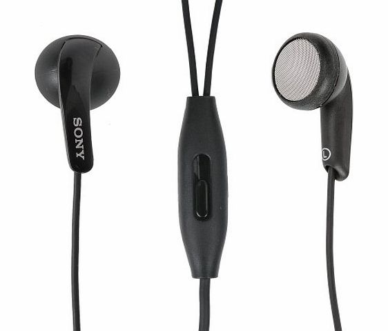 Sony Ericsson Original Sony Stereo Headset MH410C Earphone Microphone 3.5mm Audio Plug Black