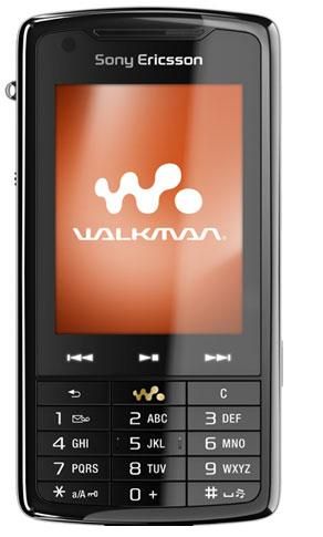 W960 8GB BLACK WALKMAN PHONE