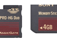 Flash memory card 4 GB Memory Stick PRO