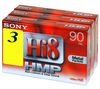 SONY Hi8 cassette P590HMP - 90 min. - 3 units