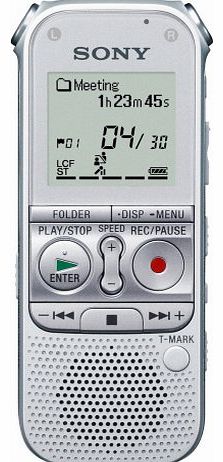 Sony ICD-AX412F - Digital voice recorder with radio - flash 2 GB - MP3