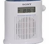 Sony ICF-S79W AM/FM/Weather Band Digital Tuner Shower Radio