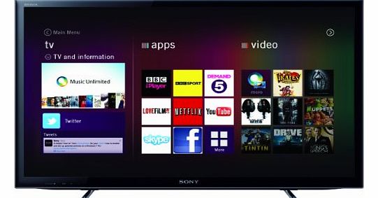Sony KDL40EX653BU 40-inch Widescreen Full HD 1080p SMART WiFi LED TV with Freeview HD