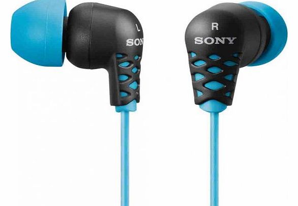 Sony MDR-EX37 Anywhere Earphones - Blue