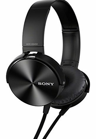 Sony MDR-XB450 Xtra Bass Overhead Headphones - Black