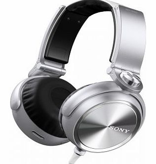 MDR-XB910 Overhead Extra Bass Headphones - Silver