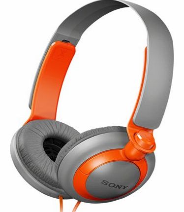 MDRXB200D Overhead Extra Bass Headphones - Orange/Grey