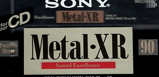 Sony Metal-XR 90 Type IV Metal Cassette x 2 *Twin Pack*