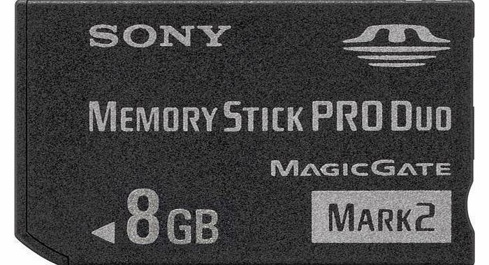 SONY MSMT8GN 8 GB Memory Stick Pro Duo Card