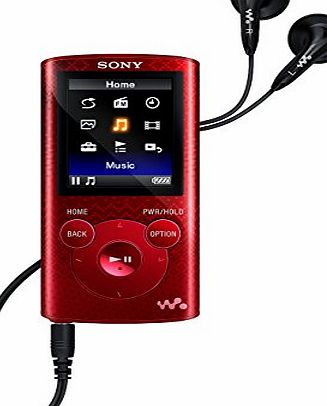 NWZE384R 8GB Video Walkman - Red