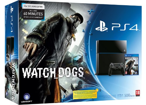 PS4 Console with Watch Dogs (PS4)
