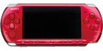 PSP 3000 Console Radiant Red