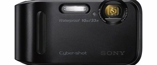 Sony TF1 Waterproof Digital Compact Camera - Black (16MP, 4x Zoom)