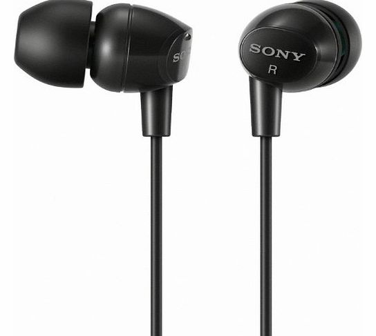 Sony Universal All Round In-Ear Headphones for iPod, iPhone, MP3 and Smartphone - Black