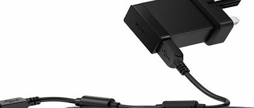 Universal Quick Portable UK Mains Charger Plug with Micro USB Cable for Mobile and Smartphone Devices - Black