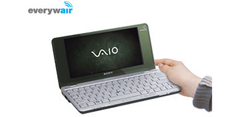 Sony VAIO VGN-P11Z/G P Series Netbook in Green -