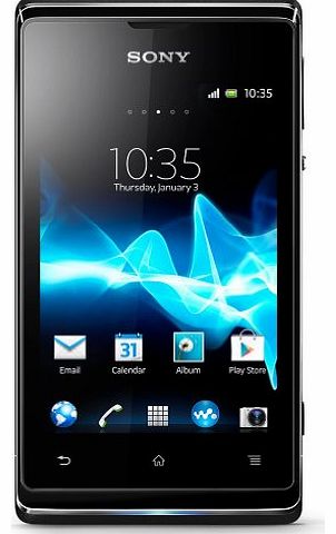 Xperia E on T-Mobile Pay As You Go / Payg Mobile Phone - Black