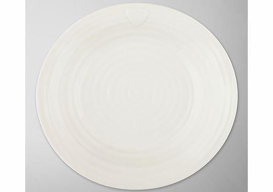 Sophie Conran for Portmeirion Heart Plate, White
