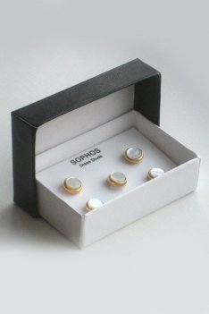 Sophos Mother of Pearl Shirt studs