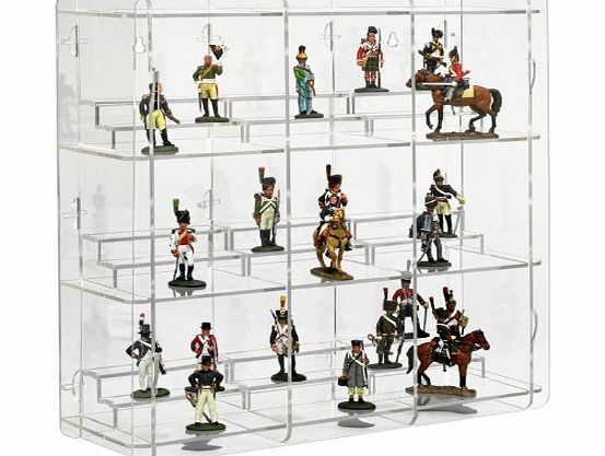 SORA Display Case for Collectable Figures with transparent back-panel