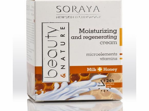 Soraya  Beautyamp;Nature Milk amp; Honey moisturizing and regenerating cream 50ml