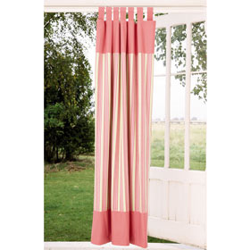 sorbet Stripe Blackout Tab Top Curtains (Pair of curtains)