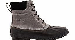 Cheyanne grey leather boots