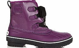 SOREL Childrens purple leather boots