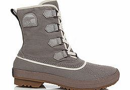 Tivoli grey waterproof suede boots