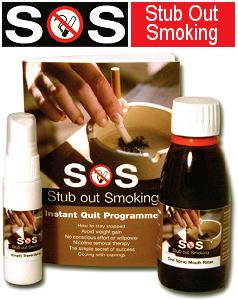 SOS - Stub out Smoking Instant Quit Programme - Buy One Get One FREE