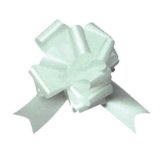 SoSimpleParties Pull Bows - 10 White pull bows - great for pew bows, cars and gift wrapping