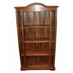 Capsule 6ft Archtop Bookcase - Sheesham Wood