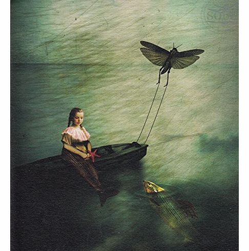 Soul Abstract Boat Moth Art Blank Greeting Card by Soul