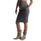 Soul Cal Cocoon stretch denim high waist maternity skirt blu s/wash 016